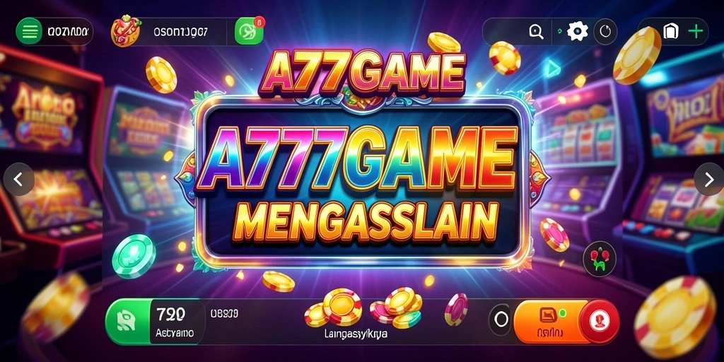 Screenshot gameplay A777GAME yang menampilkan keseruan Slot.
