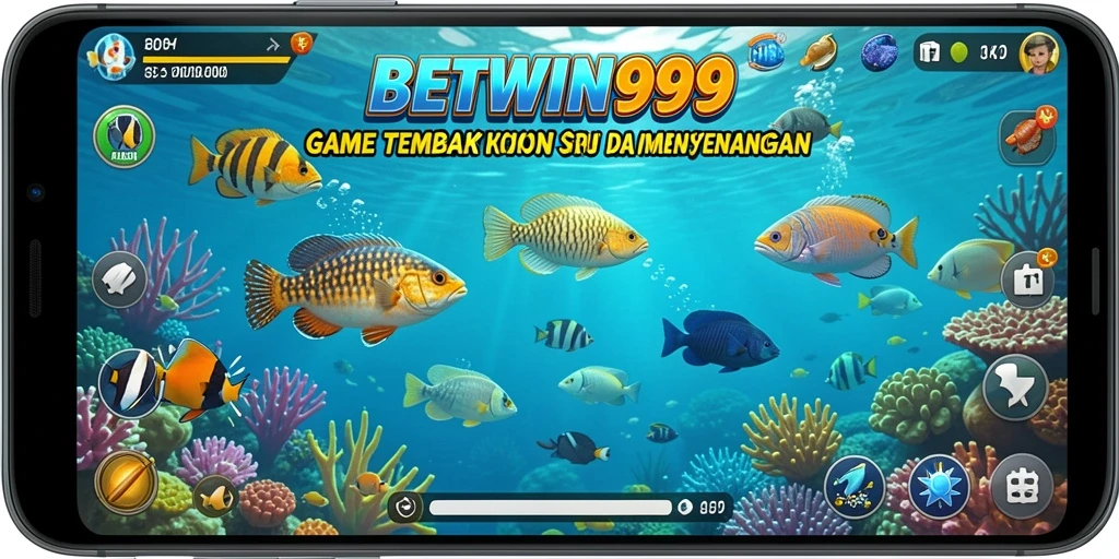 Tangkapan layar BETWIN999 menampilkan aksi tembak ikan yang seru dan menarik.