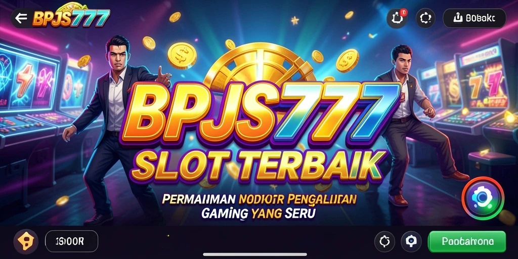 Tampilan gameplay seru dari BPJS777 dengan gulungan Slot yang menarik.