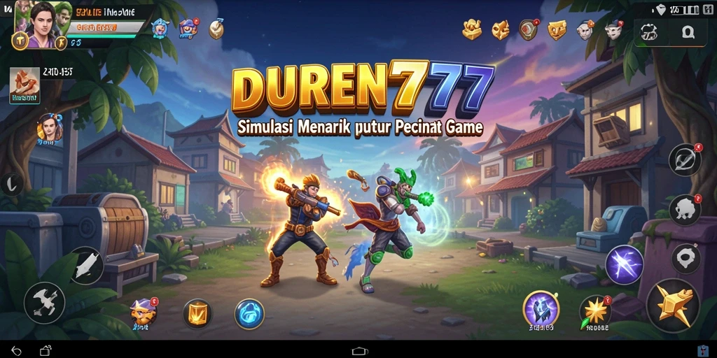 Screenshot gameplay menarik DUREN777 dengan grafis menawan.
