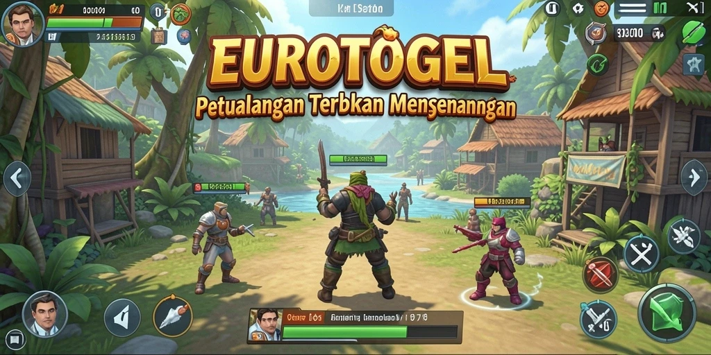 Gameplay EUROTOGEL yang seru dalam dunia terbuka.