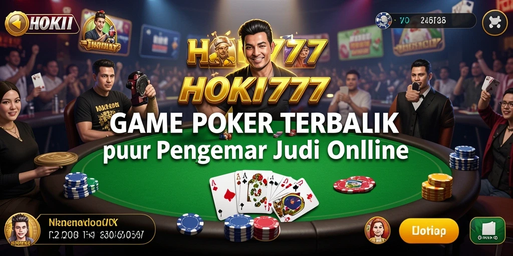 Screenshot HOKI777 menampilkan suasana permainan poker yang menarik dan interaktif.