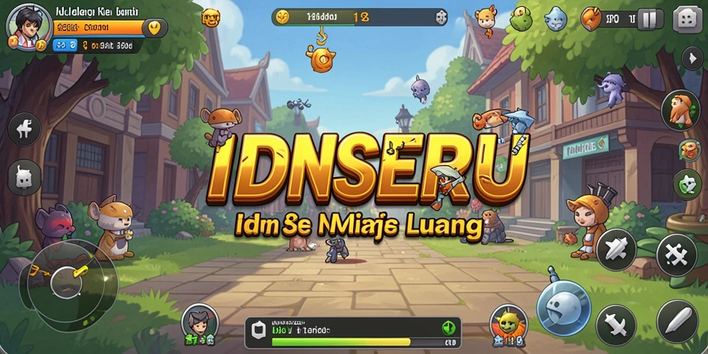 Screenshot gameplay IDNSERU dengan pengelolaan sumber daya yang seru.