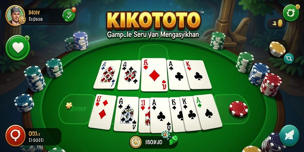 Tampilan gameplay KIKOTOTO yang seru dan interaktif.