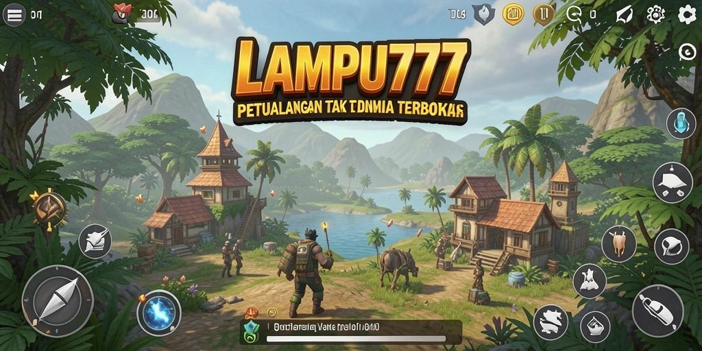 Tampilan menawan dari gameplay petualangan Open World LAMPU777.