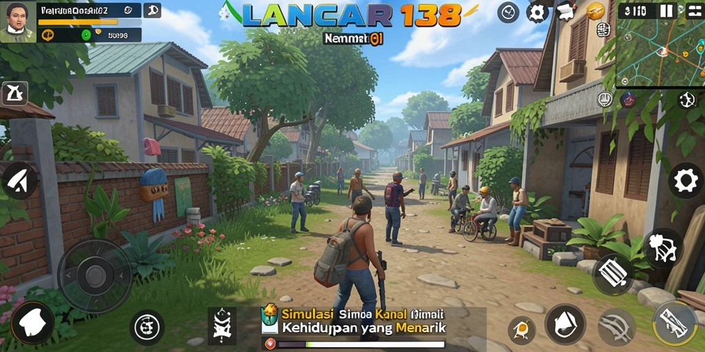 Screenshot gameplay LANCAR138 menampilkan aksi simulasi yang seru.