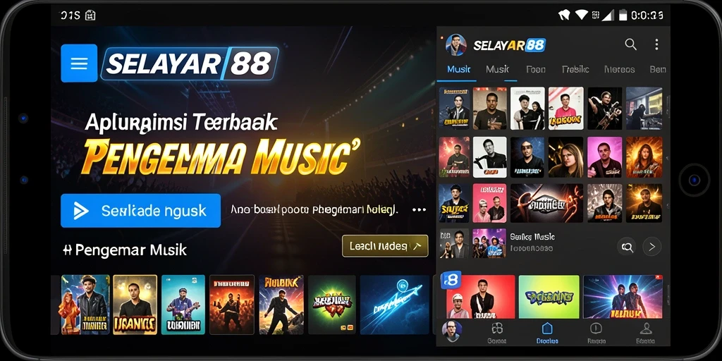 Screenshot gameplay dari SELAYAR88 menampilkan antarmuka yang menarik dan kolaborasi musik.