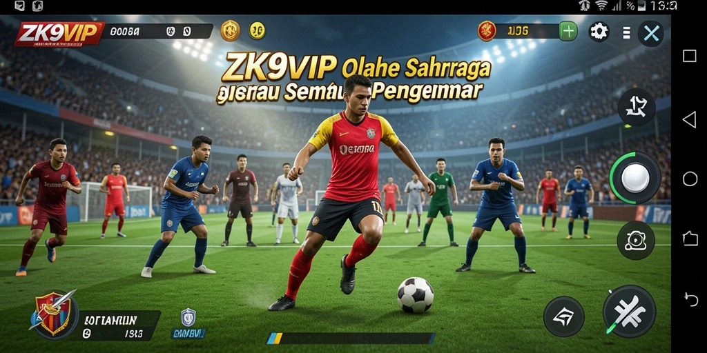 Tampilan menakjubkan gameplay <strong>ZK9VIP</strong> dengan berbagai cabang olahraga.